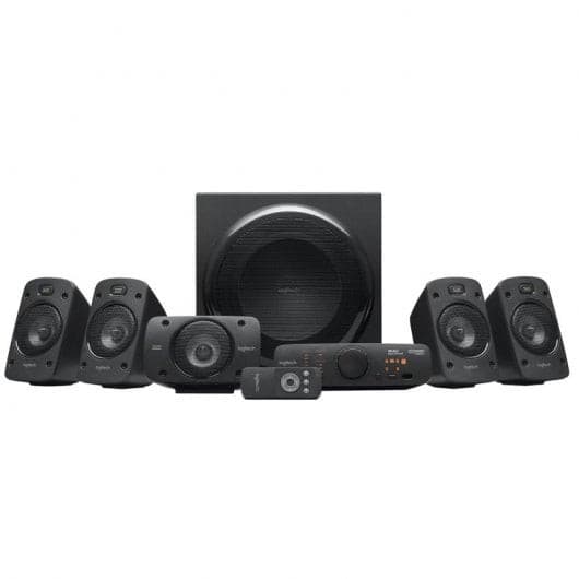 Système Home Cinéma Logitech Z906 5.1 THX 500W avec décodeur Dolby/DTS et connectique multiple