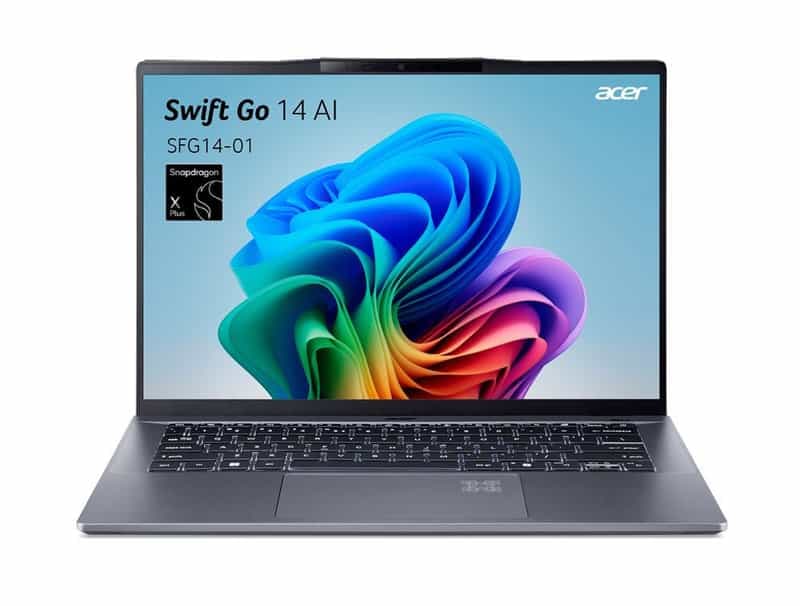 Code promo - Promo : PC Portable Acer Swift Go 14,5'' - Snapdragon X Plus, 16 Go RAM, SSD 512 Go, Écran IPS 2,5K, Windows 11
