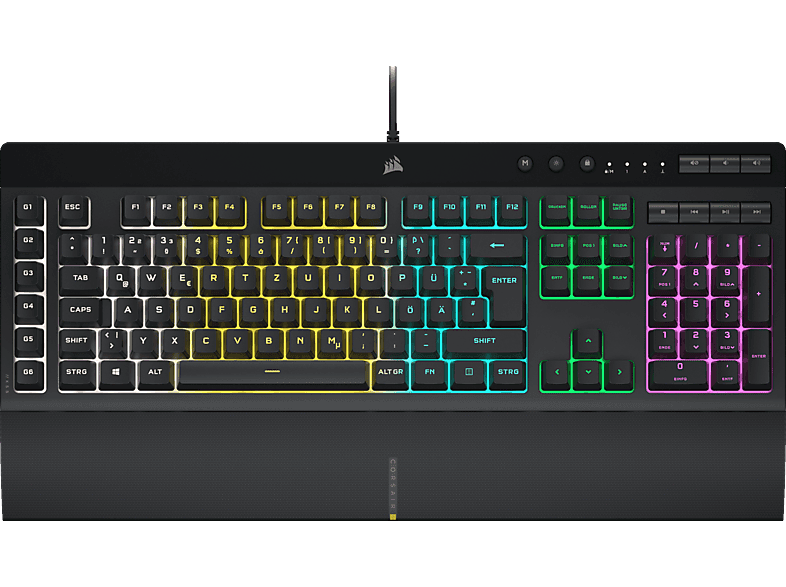 Clavier Gaming Corsair K55 RGB Pro avec Repose-poignet Inclus