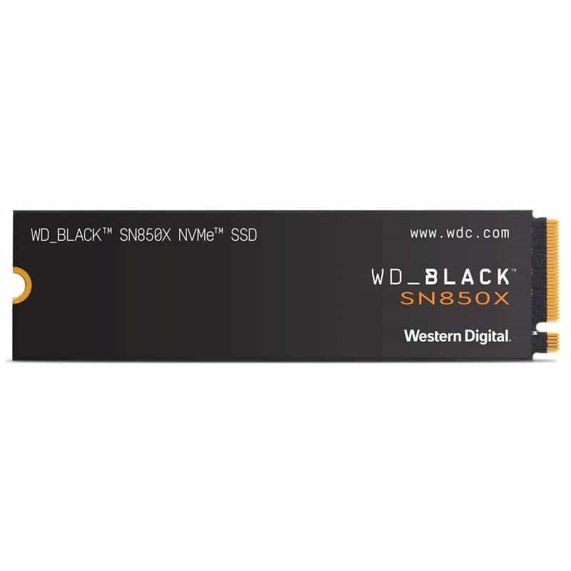 SSD WD Black SN850X 2 To M.2 2280 PCIe Gen4 NVMe