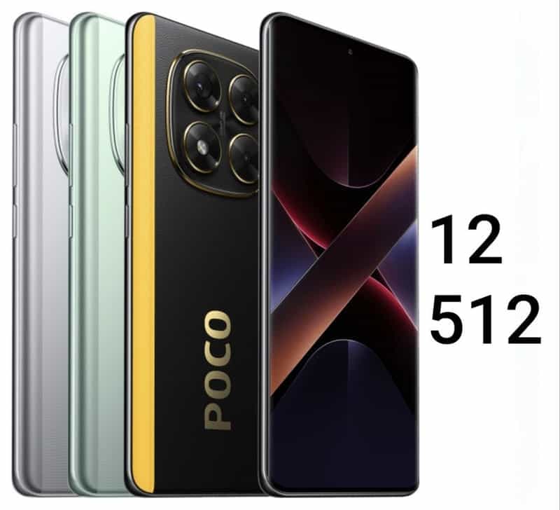Smartphone Xiaomi Poco X7 : 6,67", 12 Go RAM, 512 Go, Dimensity 7300 Ultra, 5110mAh, Écran Amoled 120Hz