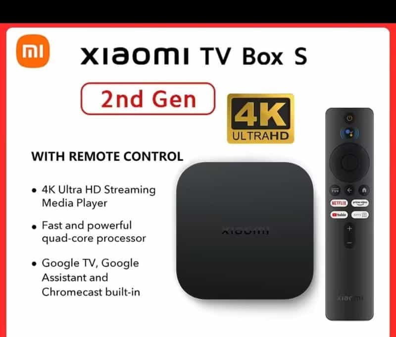 Boitier TV Xiaomi Mi Smart TV Box S - 2ème Génération - Version Internationale 📺