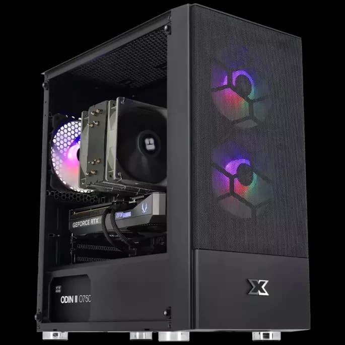 PC fixe EZ Burn - Ryzen 5 7500X3D, Zotac RTX 5070 12 Go, 32 Go RAM DDR5, 1 To SSD NVMe, B850M-X WIFI
