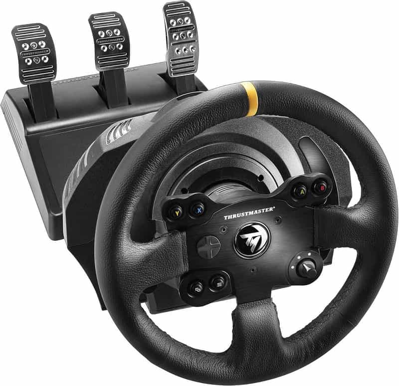 Volant de Course Thrustmaster TX Racing Wheel Édition Cuir - Avec Pédalier - Compatible XBOX/PC 🎮