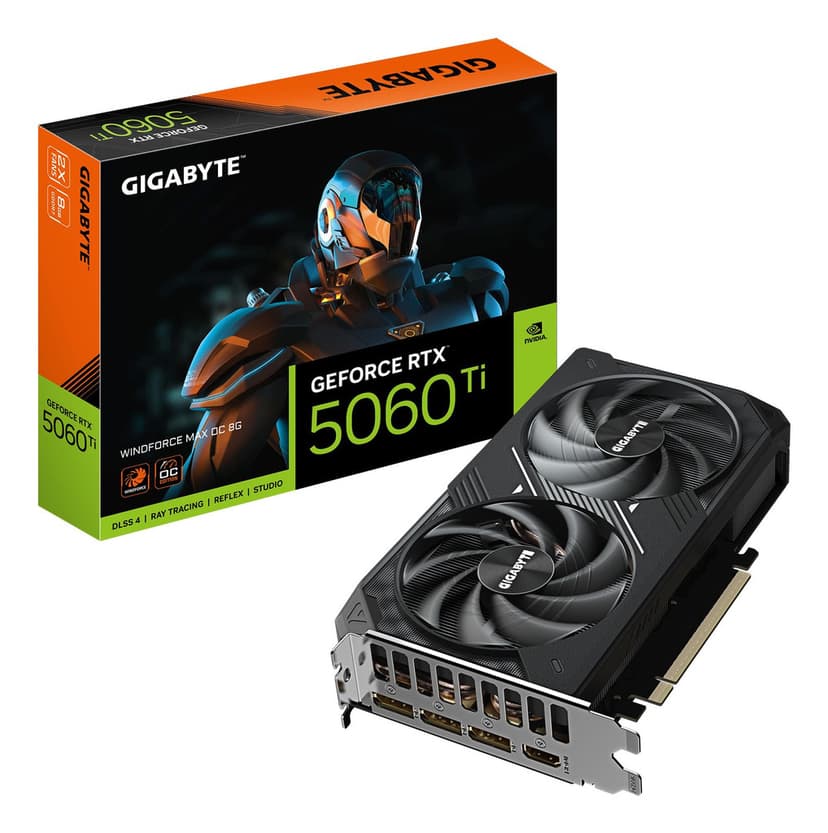 Carte Graphique Gigabyte GeForce RTX 5060 Ti Windforce Max OC 8G (+ 007 First Light)