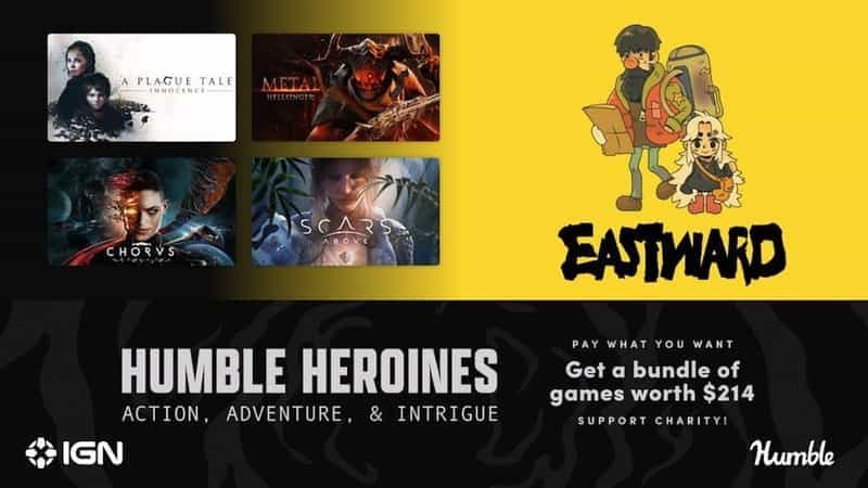 Pack Héroïnes Humble - 7 jeux PC: Scars Above, Chorus, A Plague Tale: Innocence, Metal: Hellsinger, Eastward... (Version dématérialisée - Sur Steam)