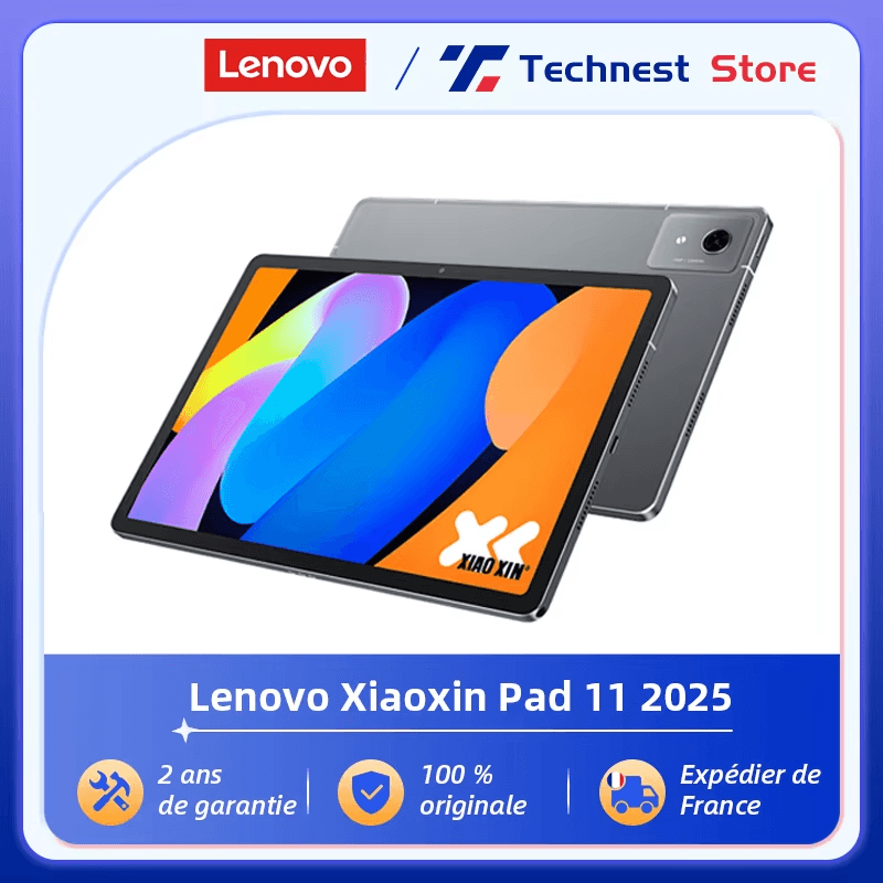 Code promo - Tablette Lenovo Xiaoxin Pad 11 2025 - 6 Go RAM, 128 Go Stockage