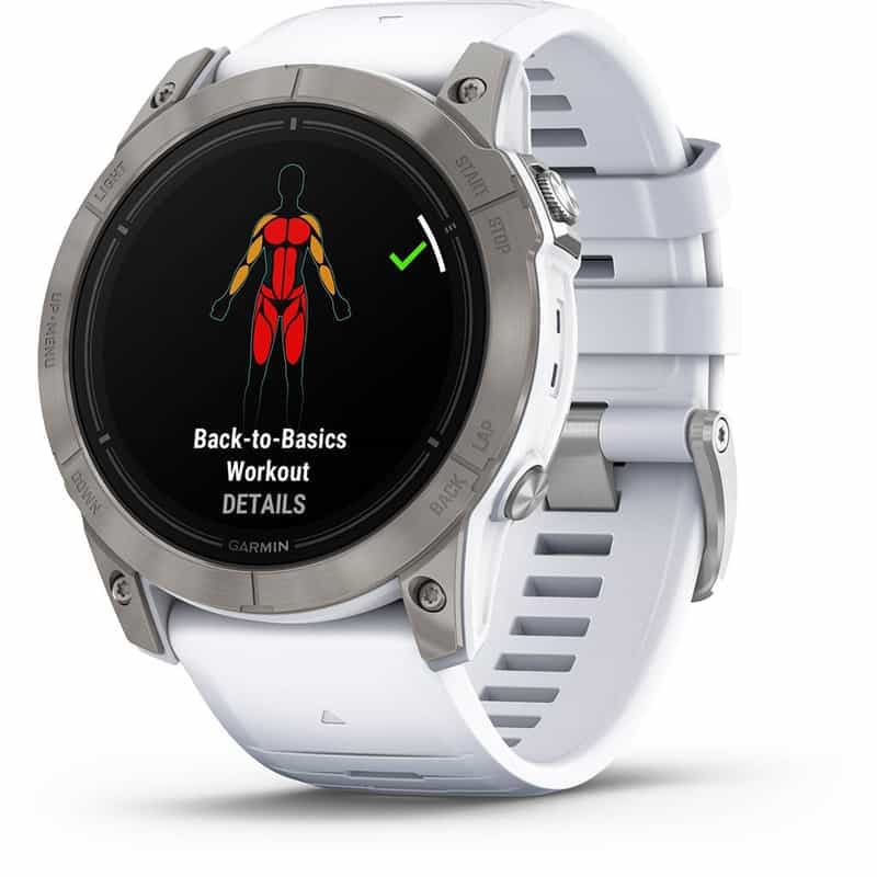 Montre Connectée Garmin Epix Pro Gen 2 Sapphire Titane 51mm avec bracelet gris