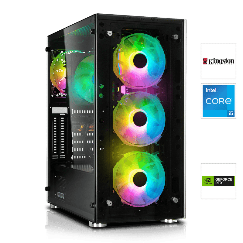 ORDINATEUR GAMER - Performances ultimes avec i5 14400F, RTX 4060 Ti, 16Go DDR5, 1To SSD!