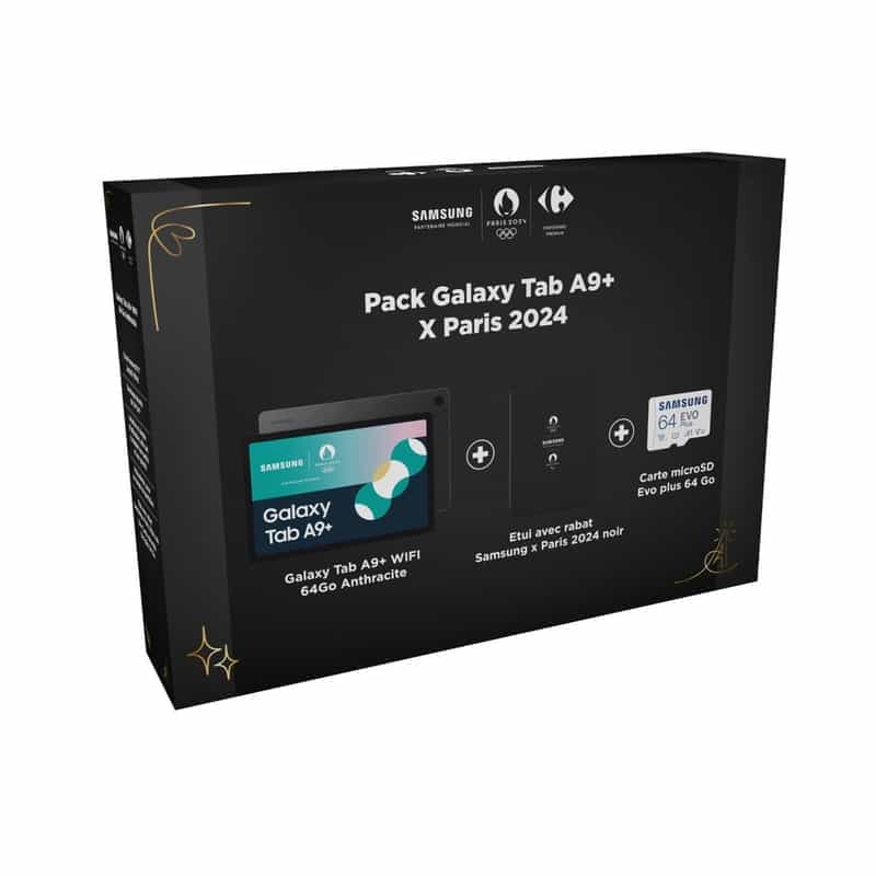 Ensemble Galaxy Tab A9+ avec accessoires